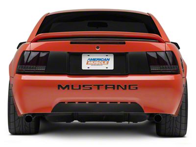 Sequential LED Tail Lights; Black Housing; Red Smoked Lens (99-04 Mustang, Excluding 99-01 Cobra)