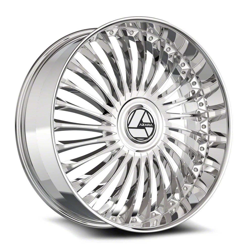 Azara Mustang AZX-103 Chrome Wheel; 18x8; 35mm Offset AZX-1031883635C ...
