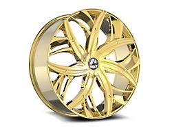 Azara AZA-541 Nano Gold Wheel; 18x8; 35mm Offset (99-04 Mustang)