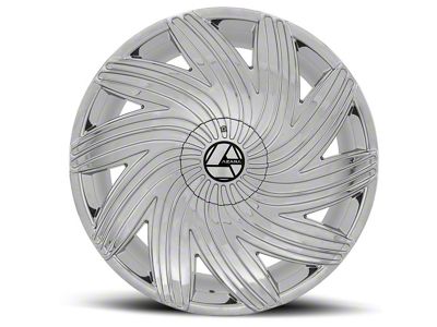 Azara AZA-502 Nano Chrome Wheel; Rear Only; 22x9.5; 15mm Offset (16-24 Camaro)