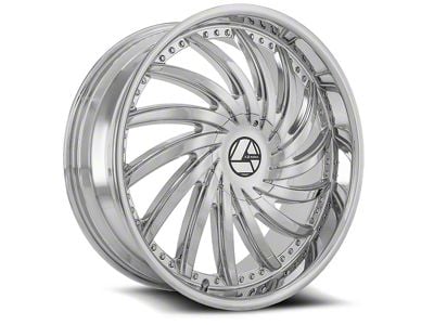 Azara AZA-508 Nano Chrome Wheel; 18x8; 35mm Offset (16-24 Camaro, Excluding SS w/ 6-Piston Front Calipers & ZL1)