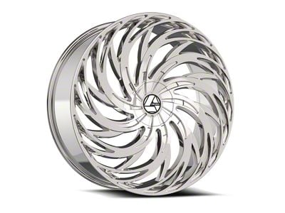 Azara AZA-531 Nano Chrome Wheel; Rear Only; 22x9.5; 15mm Offset (08-23 RWD Challenger, Excluding SRT Hellcat & Widebody)