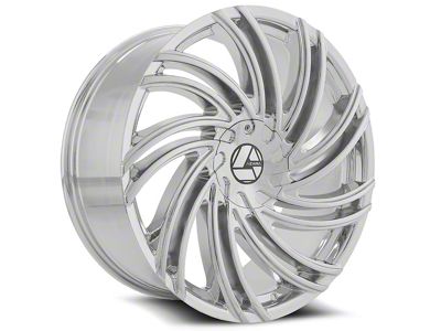 Azara AZA-514 Chrome Wheel; Rear Only; 22x8.5; 38mm Offset (94-98 Mustang)