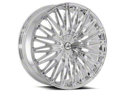 Azara AZA-522 Nano Chrome Wheel; Rear Only; 22x8.5; 38mm Offset (99-04 Mustang GT, V6)
