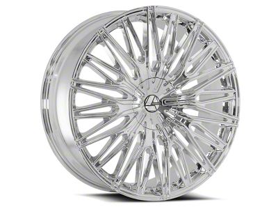 Azara AZA-522 Nano Chrome Wheel; Rear Only; 22x8.5; 38mm Offset (99-04 Mustang GT, V6)
