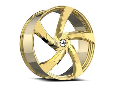 Azara AZA-524 Nano Gold Wheel; 22x8.5; 38mm Offset (05-09 Mustang)