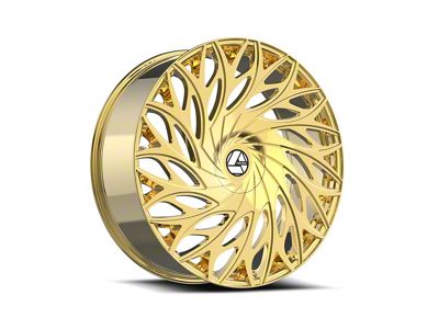 Azara AZA-525 Nano Gold Wheel; 22x8.5; 38mm Offset (24-25 Mustang)