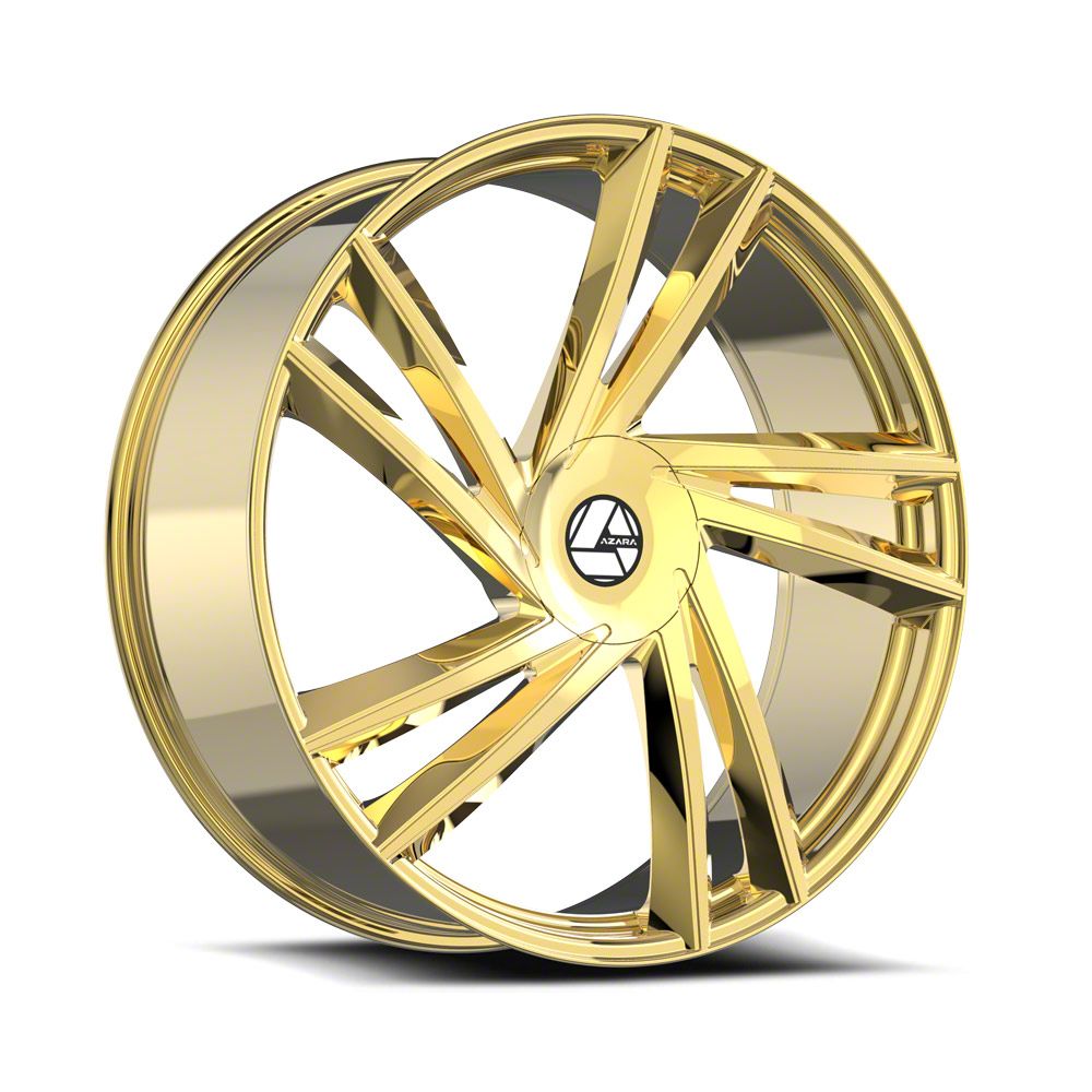 Azara Mustang AZA-529 Nano Gold Wheel; 20x8.5; 35mm Offset AZA