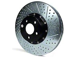 Baer EradiSpeed+ 2-Piece Performance Drilled and Slotted Rotors; Front Pair (10-15 Camaro SS)