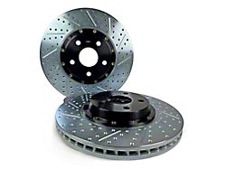 Baer EradiSpeed+ 2-Piece Performance Drilled and Slotted Rotors; Front Pair (16-24 Camaro SS w/ 4-Piston Front Calipers; 21-24 Camaro LT1)