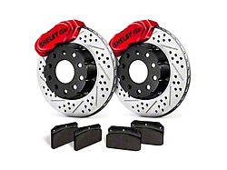 Baer SS4+ Deep Stage Drag Race Front Big Brake Kit with 11-Inch Rotors; Fire Red Calipers (10-15 Camaro)