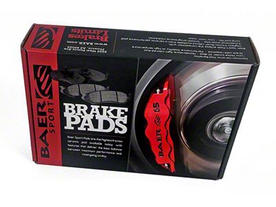 Baer Claw Ceramic Brake Pads; Front Pair (09-23 Challenger GT, R/T, Rallye Redline, SXT & T/A w/ Dual Piston Front Calipers; 2011 Challenger SE w/ Dual Piston Front Calipers)