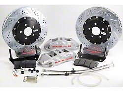 Baer Extreme+ Rear Big Brake Kit with 15-Inch Rotors; Silver Calipers (06-23 Charger, Excluding SRT8)