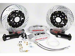Baer Pro+ Rear Big Brake Kit with 14-Inch Rotors; Silver Calipers (06-23 Charger, Excluding SRT8)