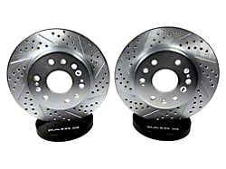 Baer Claw Performance Drilled and Slotted Rotors; Front Pair (97-04 Corvette C5)