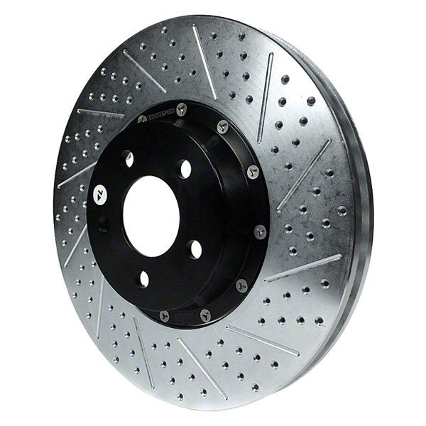 Baer Corvette EradiSpeed+ 2Piece Drilled and Slotted Rotors; Front Pair 2301066 (0613 Corvette