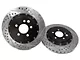 Baer EradiSpeed+ 2-Piece Drilled and Slotted Rotors; Front Pair (94-04 Mustang Cobra, Bullitt, Mach 1)