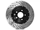 Baer EradiSpeed+1 2-Piece Drilled and Slotted Rotors; Front Pair (05-10 Mustang GT; 11-14 Mustang V6)