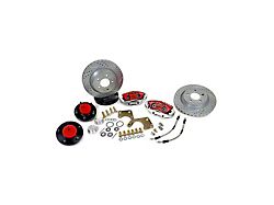 Baer Classic Series Front Big Brake Kit with 13-Inch Rotors; Red Calipers (79-93 Mustang w/ 5-Lug & OE V8 Spindles)