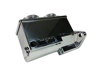 Baer Remaster HydroBoost Master Cylinder with 1-1/8-Inch Bore; Right Port; Polished (99-04 Mustang)