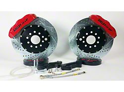 Baer Pro+ Front Big Brake Kit with Shelby Logo and 14-Inch Rotors; Red Calipers (05-14 Mustang)