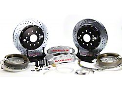 Baer Pro+ Rear Big Brake Kit with 14-Inch Rotors; Silver Calipers (05-14 Mustang)