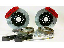 Baer Pro+ Rear Big Brake Kit with Shelby Logo and 14-Inch Rotors; Red Calipers (05-14 Mustang)