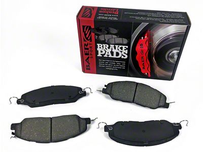 Baer Claw Ceramic Brake Pads; Front Pair (11-14 Mustang GT w/o Performance Pack, V6)
