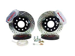 Baer SS4+ Deep Stage Drag Race Front Big Brake Kit with 11-Inch Rotors; Clear Calipers (79-93 Mustang)