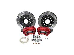Baer SS4+ Deep Stage Front Big Brake Kit with 11.625-Inch Rotors; Fire Red Calipers (15-23 Mustang GT, EcoBoost, V6)