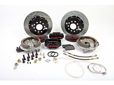 Baer SS4+ Rear Big Brake Kit; Black Calipers (94-04 Mustang, Excluding 99-04 Cobra)