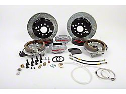 Baer SS4+ Rear Big Brake Kit with 13-Inch Rotors; Silver Calipers (94-04 Mustang, Excluding 99-04 Cobra)