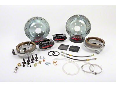 Baer SS4 Rear Big Brake Kit; Black Calipers (94-04 Mustang, Excluding 99-04 Cobra)