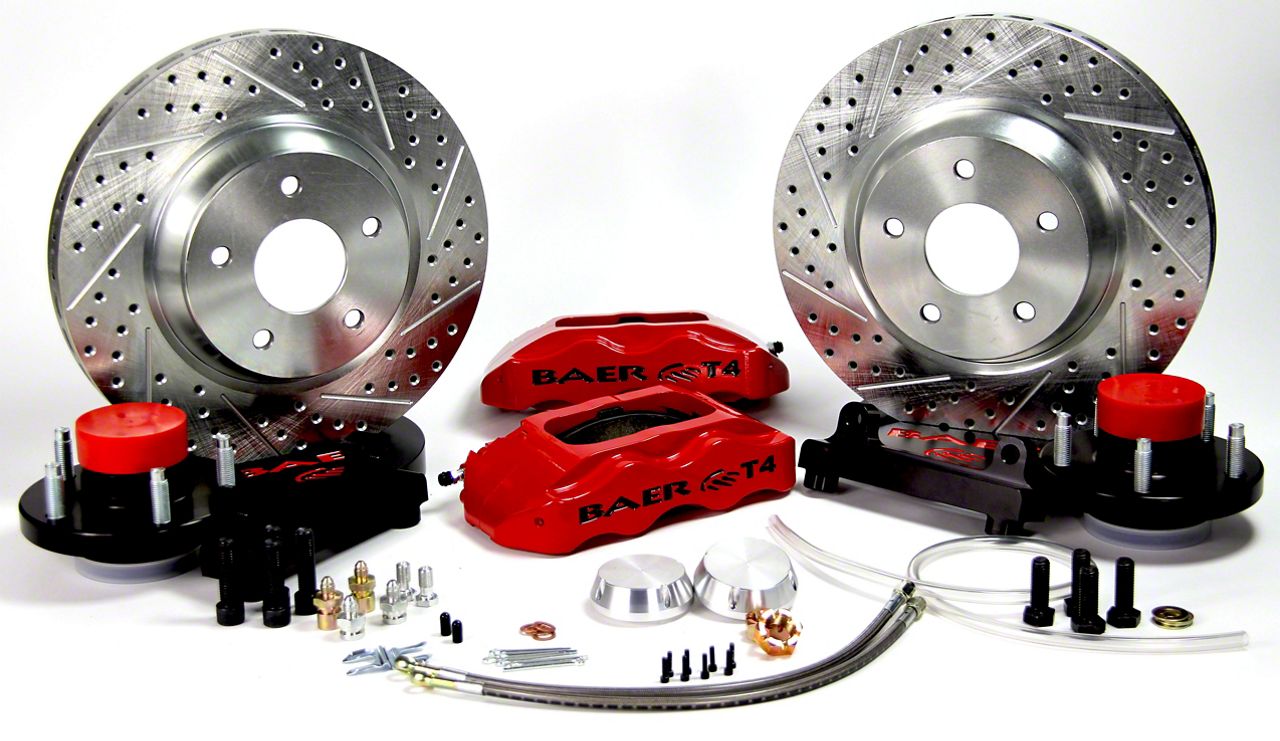 ハグべア Baer Mustang Track4 Front 5-Lug Big Brake Kit with 13-Inch Rotors