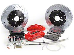Baer Pro+ Front Big Brake Kit with 14-Inch Rotors; Red Calipers (05-14 Mustang)