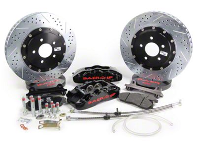 Baer Pro+ Front Big Brake Kit with 14-Inch Rotors; Black Calipers (05-14 Mustang)