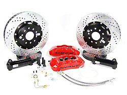 Baer Pro+ Front Big Brake Kit; Black Calipers (94-04 Mustang)