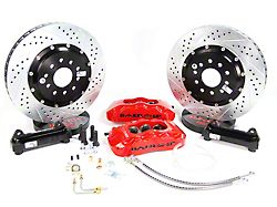 Baer Pro+ Front Big Brake Kit; Red Calipers (94-04 Mustang)
