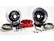 Baer Pro+ Rear 5-Lug Big Brake Kit with 13-Inch Rotors; Red Calipers (79-93 Mustang)