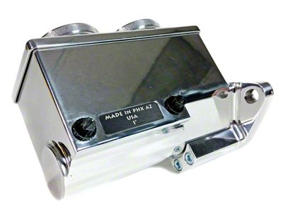 Baer Remaster 2-Bolt Master Cylinder; Right Port; Polished (79-95 Mustang)