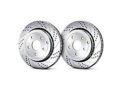 Baer Sport Drilled and Slotted Rotors; Front Pair (98-02 Camaro)
