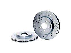 Baer Claw Performance Drilled and Slotted Rotors; Front Pair (06-14 Charger Pursuit; 06-23 Charger AWD SE, AWD SXT, Daytona, Daytona R/T, GT & R/T w/ Dual Piston Front Calipers; 11-13 5.7L HEMI Charger SE)