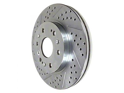 Baer Claw Performance Drilled and Slotted Rotors; Front Pair (05-13 Corvette C6 Base w/ Standard Brake Package)