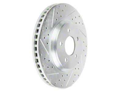 Baer Sport Drilled and Slotted Rotors; Front Pair (05-10 Mustang GT; 11-17 Mustang V6)