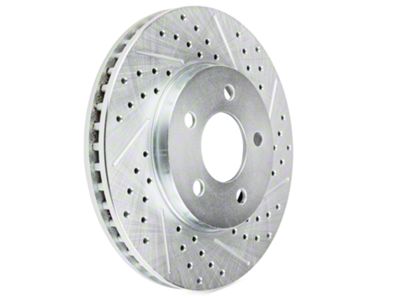 Baer Claw Performance Drilled and Slotted Rotors; Front Pair (05-10 Mustang V6)