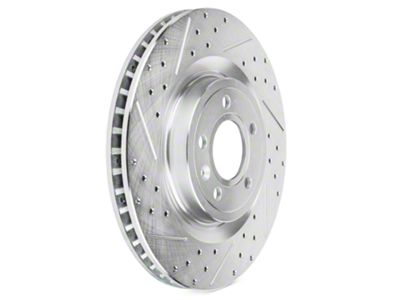 Baer Claw Performance Drilled and Slotted Rotors; Front Pair (11-14 Mustang GT w/o Performance Pack)