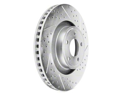 Baer Claw Performance Drilled and Slotted Rotors; Front Pair (15-23 Mustang GT w/o Performance Pack)
