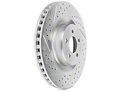 Baer Sport Drilled and Slotted Rotors; Front Pair (15-23 Mustang GT w/ Performance Pack)