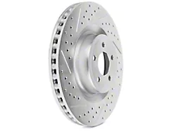 Baer Sport Drilled and Slotted Rotors; Front Pair (15-23 Mustang GT w/ Performance Pack)
