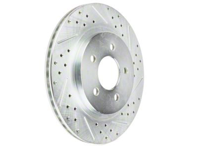 Baer Claw Performance Drilled and Slotted Rotors; Rear Pair (05-14 Mustang, Excluding 13-14 GT500)